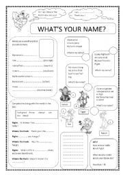 What´s your name? First lessons with English! 