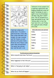 English Worksheet: Working with words