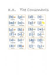 English Worksheet: Phonics vs K.K