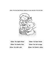 English worksheet: Picture comprehension