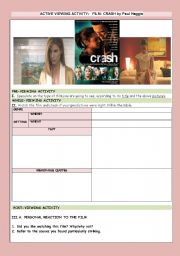 MOVIE: CRASH by PAUL HAGGIS (2 pages)