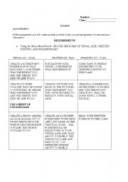 English worksheet: Yo Soy Project