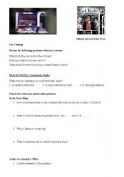 English Worksheet: Black Books The Pilot - Cooking the Books