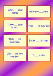 English worksheet: Verb to be for Kids