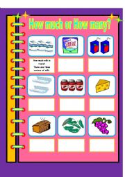 English Worksheet: Mini-market . 2nd part!