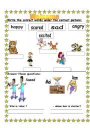 English worksheet: Children Worksheet
