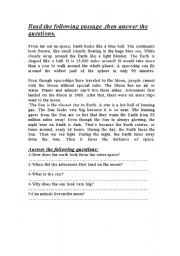 English Worksheet: how to live on on the earth