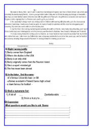 English worksheet:  The English assistant