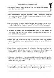 English Worksheet: What are they going to do?