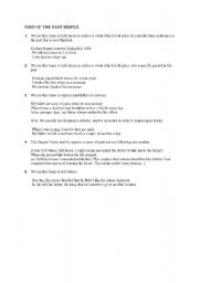 English worksheet: SMPLE PAST AND PROGRESSIVE