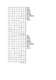 English Worksheet: The house