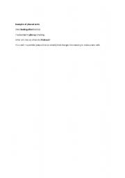 English Worksheet: Phrasal verbs - definition and worksheet