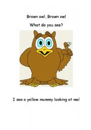 English Worksheet: Brown Owl