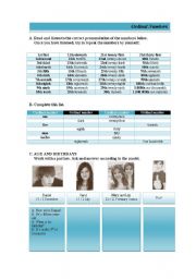 English Worksheet: The ordinal numbers