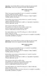 English Worksheet: The Logical Song