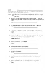 English worksheet: Idioms Quiz