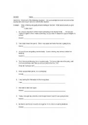 English Worksheet: Idioms Quiz