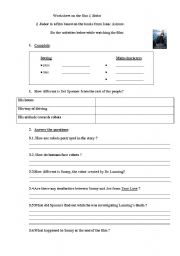 English Worksheet: I, Robot