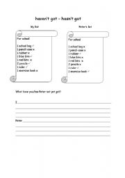 English Worksheet: have got