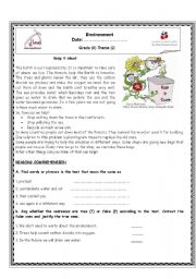 English Worksheet: keep it clean