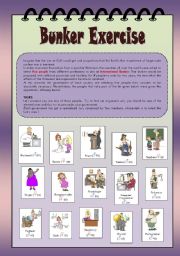English Worksheet: International Bunker