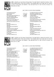 English Worksheet: Ring ring song by Abba