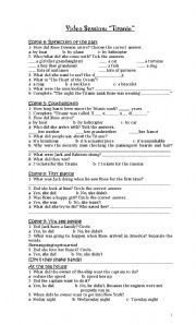 English Worksheet: TITANIC- VIDEO SESSION