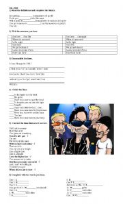 English Worksheet: U2 Song 