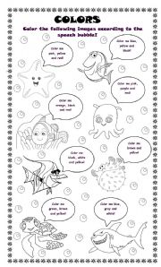 English Worksheet: COLORS (FINDIND NEMO)