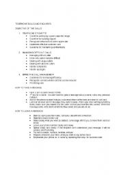 English worksheet: telephone skills