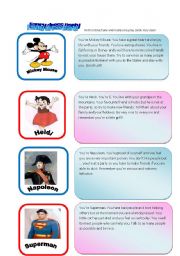 English Worksheet: Fancy dress party