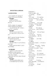 English Worksheet: geruns and infinitives