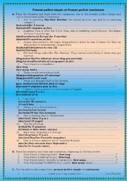 English Worksheet: Present perfect simple versus Present perfect continuous