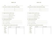 English Worksheet: Quiz
