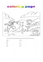 English Worksheet: coloring page