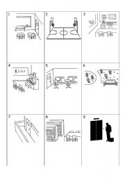 English worksheet: Matching key words with pictures