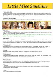 English Worksheet: Movie Lesson Plan: Little Miss Sunshine (1/3)