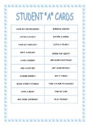 English Worksheet: Giving Directions: Cards (second part of my printable)