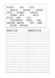 English worksheet: Past simple