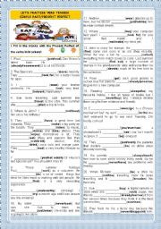 English Worksheet: LETS PRACTISE VERB TENSES -SIMPLE PAST/PRESENT PERFECT