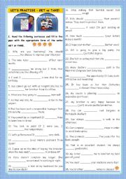 English Worksheet: LETS PRACTISE : GET vs TAKE