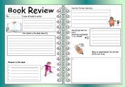English Worksheet: Book review (for beginners)