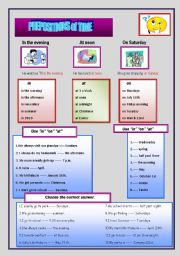 PREPOSITIONS OF TIME