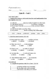 English Worksheet: quiz on the subject of medicine