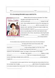 English worksheet: Sixteen Candles