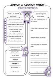 Passive Voice Exercises (Purple Series)