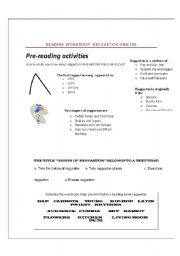 English Worksheet: Reading strategies 