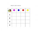 English Worksheet: memory game (revision of parts of the house,numbers and colours