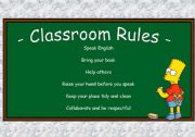 English Worksheet: Classroom Rules