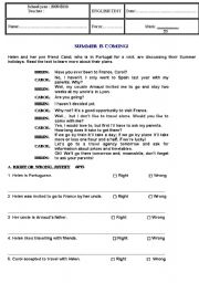 English Worksheet: Present perfect Test